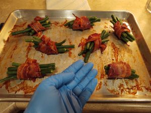 green bean bundles wrapped