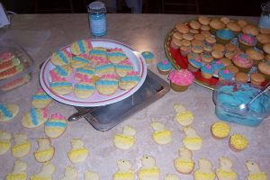easter cookies decorated