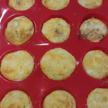 Bacon and Cheese Egg Bites